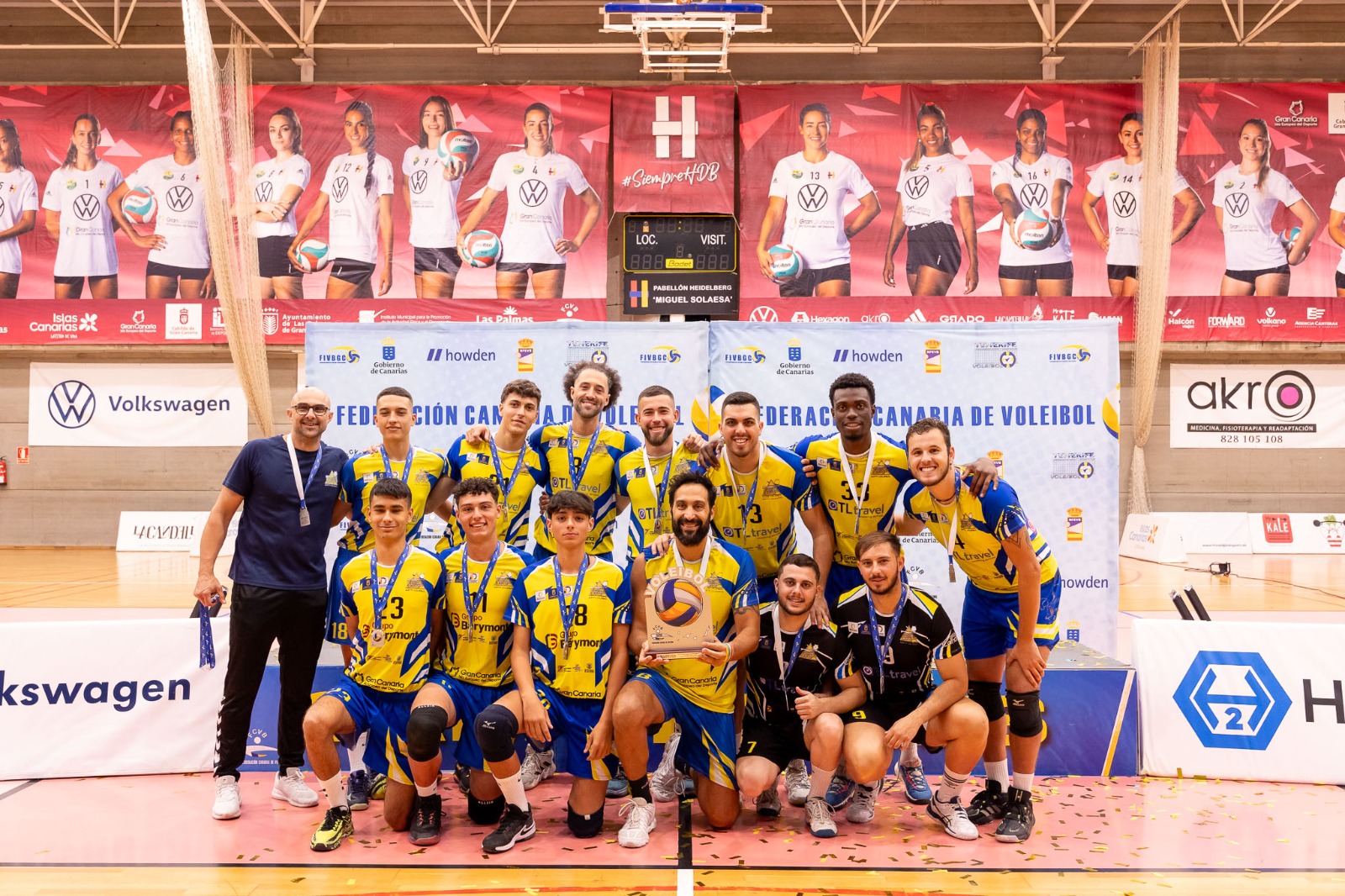 SEGUNDOS DE CANARIAS EN CATEGORIA SENIOR MASCULINA